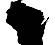 Outline of the state of Wisconsin